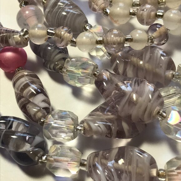 Four Strand Necklace & Earring Set - Japan - Picture 14 of 16